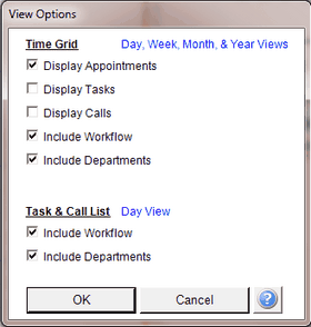 Check off the items you want to see.