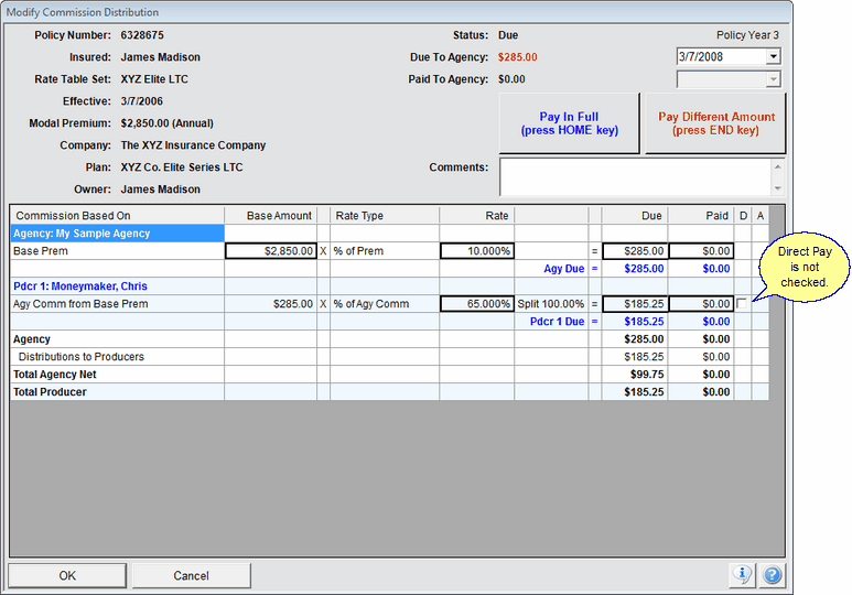 Simple Distribution Where Agency Pays Producers And Managers