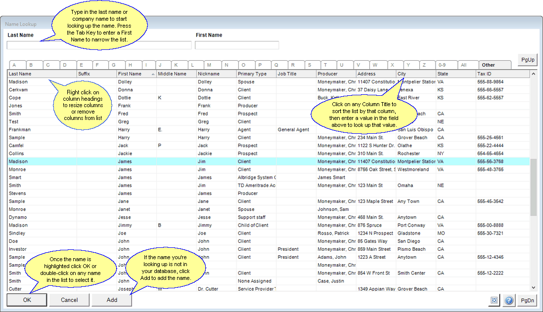 NameLookupScreenCallouts