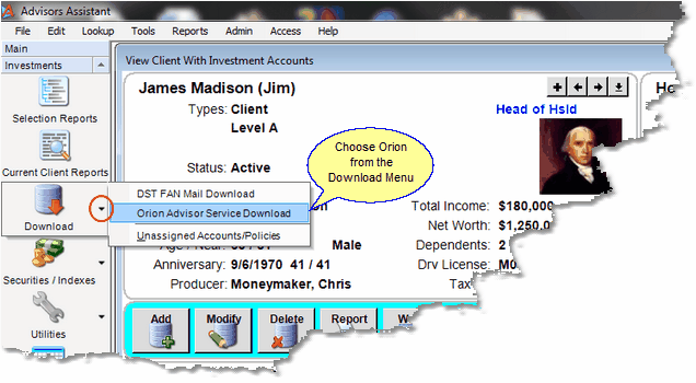 Start The Download From The Sidebar Menu