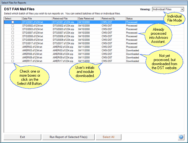 This Screen Is In Individual File Mode