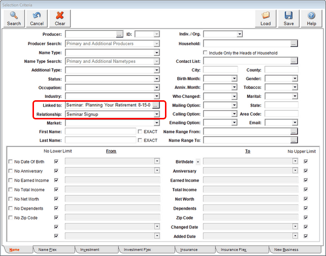 Firgure 4: Select a Contact List