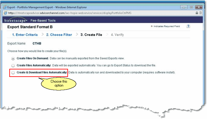 Change the Radio Button